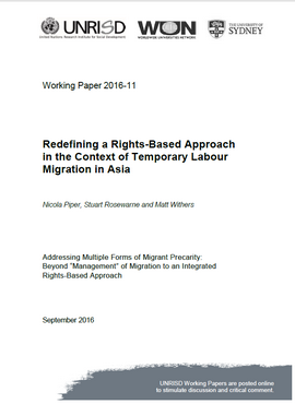 Redefining a Rights-Based Approach in the Context of Temporary Labour Migration in Asia